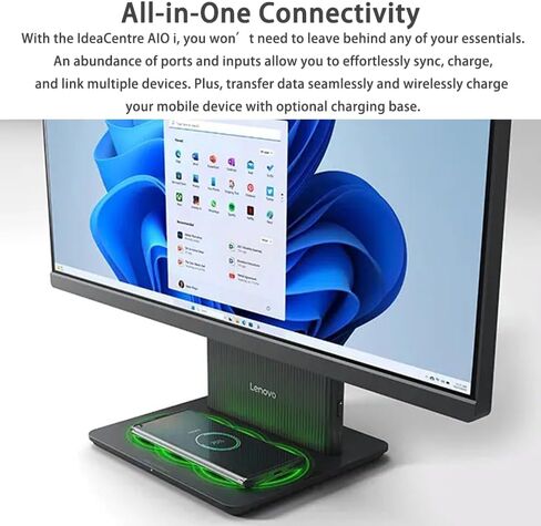 Lenovo IdeaCentre 27 Inch All-in-One Desktop, FHD Touchscreen Display (100Hz Refresh Rate), Intel 10-Core i7 13620H CPU, 64GB DDR5 RAM, 4TB PCIe SSD, WiFi 6, RJ45, Windows 11, Wireless KB & Mouse in Saudi Arabia