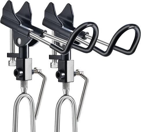 Fishing Rod Holder for Ground, Aluminum Bank Rod Holder, Bank Fishing Rod Rack Stand, Upgraded Fishing Gear, 360° Adjustable - 2 Pack in Saudi Arabia