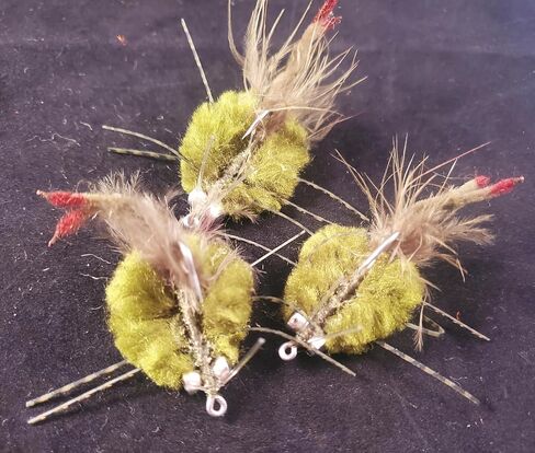 8 Strong Arm Crab Flies, Permit Fly Selection, Bonefish, Merkin in Saudi Arabia