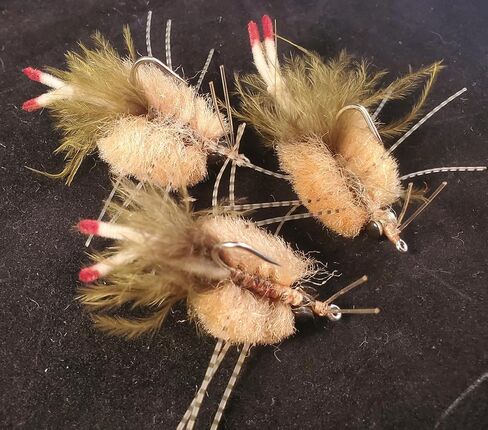 8 Strong Arm Crab Flies, Permit Fly Selection, Bonefish, Merkin in Saudi Arabia