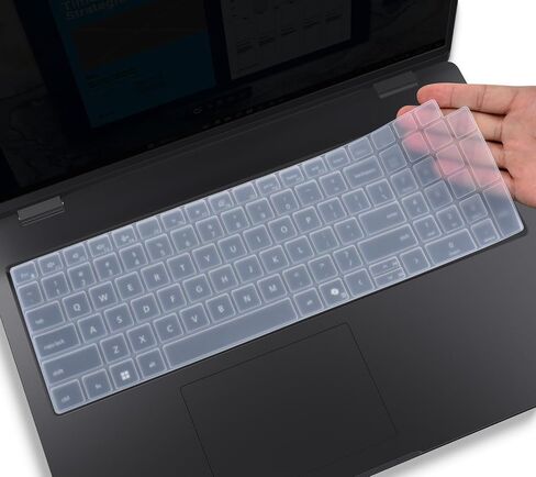 غطاء لوحة المفاتيح لجهاز 2025 Dell Pro 16 PC16250 PC16255 كمبيوتر محمول 16 بوصة، Dell Pro 16 Plus PB16250 PB16255 16 بوصة، Dell Pro Max 18 Plus MB1825 2025 2024 18 بوصة غلاف كمبيوتر محمول (لا يناسب Pro Max 16 MA16250)، أسود in Saudi Arabia