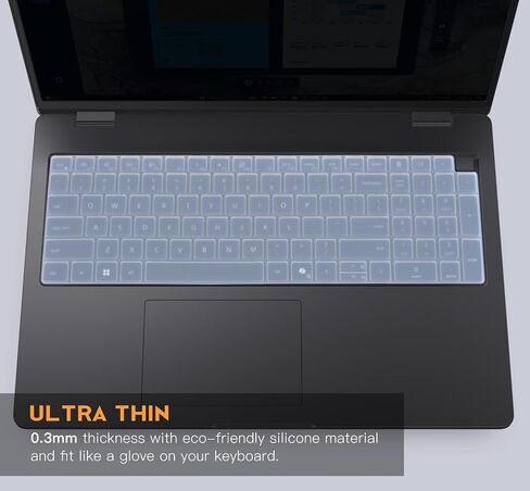 غطاء لوحة المفاتيح لجهاز 2025 Dell Pro 16 PC16250 PC16255 كمبيوتر محمول 16 بوصة، Dell Pro 16 Plus PB16250 PB16255 16 بوصة، Dell Pro Max 18 Plus MB1825 2025 2024 18 بوصة غلاف كمبيوتر محمول (لا يناسب Pro Max 16 MA16250)، أسود in Saudi Arabia