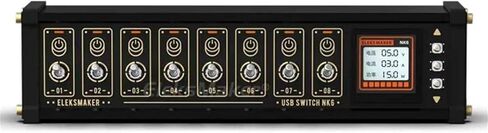 8 Port USB Docking Station, 8 Ports USB C Splitter, 8-Way Switch Total + Voice Control, 1.54-inch IPS Color Screen, 10 Levels Brightness Adjustment, for Phones, Tablets, Gadgets in Saudi Arabia