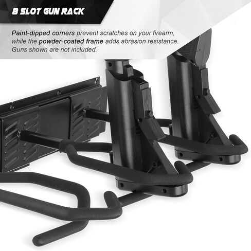 GOHIKING Metal Gun Rack Wall Mount Rifle Shotgun Hooks and Bow Mount Hangers with Soft Padding Heavy Duty Wall Gun Rack Display Stand in Saudi Arabia