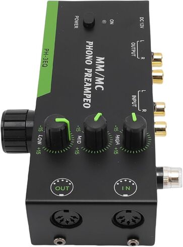 نطاق معادلة المهنة MM MC Phono Prehamp للإسكان الفولاذي الصوتي: قبول بيانات إدخال XLR حتى 5 دبابيس للقابس الوطني (قابس الولايات المتحدة) in Kuwait