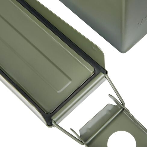 Allen Company Classic Steel Ammo Box, Lockable & Waterproof Lid, 2 Sizes: .30 / .50 Caliber, Army Green in Saudi Arabia