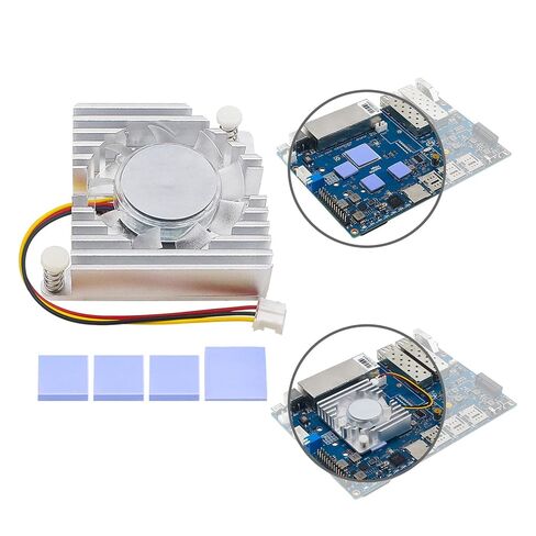 لمشعات غرفة التبريد النشطة المصنوعة من الألومنيوم ومروحة التبريد النشطة in Kuwait