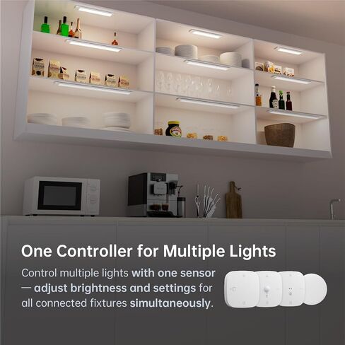Motion Sensor for Cabinet Lights, Dimmable, Adjustable Color Temperature, Magnetic Mount, for Kitchens Closets Hallways Bathrooms Stairway (Motion Control) in Saudi Arabia
