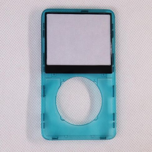 غطاء حماية أمامي من البلاستيك الأزرق الشفاف مع زر مركزي لعجلة النقر لأجهزة iPod 5th 5.5Gen Video 30GB 60GB 80GB in Kuwait
