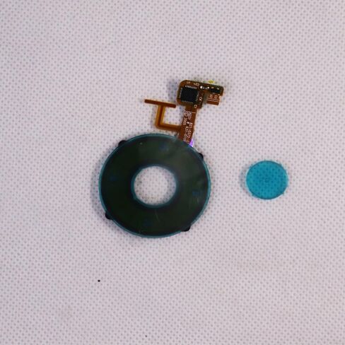 غطاء حماية أمامي من البلاستيك الأزرق الشفاف مع زر مركزي لعجلة النقر لأجهزة iPod 5th 5.5Gen Video 30GB 60GB 80GB in Kuwait