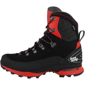 Hanwag Alverstone II GTX Boots (Black/Red, 10.5)