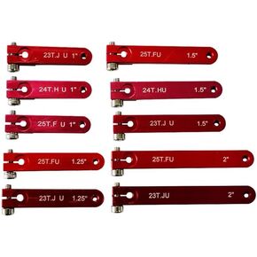 1PCS CNC Aluminum High Torque Heavy Duty Servo Arms 23T Servo Horn Compatible with JR Servo Extended arms (1 inch, 23T)