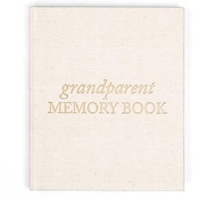 Grandparents Book by Duncan & Stone (Ivory, 72 Pages), Grandma Book Memory Journal - Legacy Journal for Grandpa & Grandma Memories - Ideal Grandpa Gift or Grandmother Gift