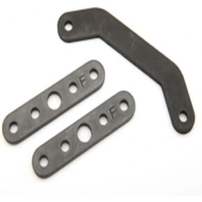Traxxas 8926 Bulkhead Tie Bar, Front, Upper (1)/ Lower (2) (Steel)