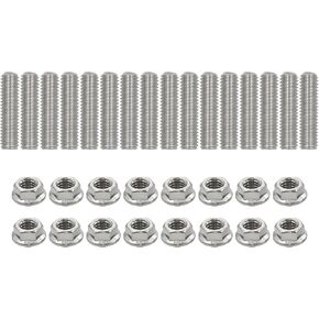 QGHAUC Header Stud Kit Bolts Valve Cover Stainless Steel Compatible For Ford Fe 352 360 390 406 427 428 Engines