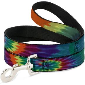 Buckle-Down Pet Leash - BD Tie Dye - 4 Feet Long - 1.5" Wide