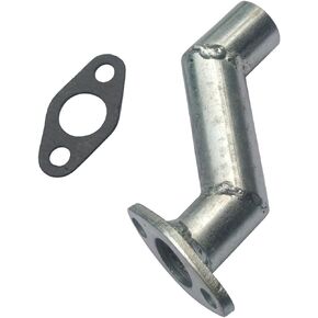 JRL 32mm Offset Intake Manifold & Gasket For Carb 49cc 66cc Motorized Bicycle Steel