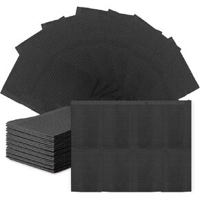 مريلة أسنان سوداء 125 من TourKing للاستعمال مرة واحدة مقاس 45.72 سم × 33.02 سم، 3 طبقات من ورق الوشم الثاقب المقاوم للماء لأغطية الطاولة، وسادة نظيفة لصالون الأظافر/عيادة الأسنان/التغذية/متجر الوشم in Kuwait