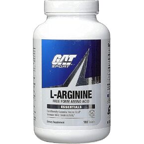 GAT Sport L-Arginine Tablets, 180 Count