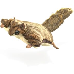 Folkmanis Flying Squirrel Hand Puppet, Brown