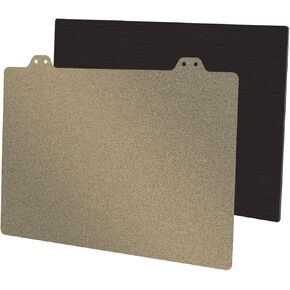 FYSETC طابعة ثلاثية الأبعاد QID X-Pro سرير فولاذي زنبركي 230 × 150 مم/9.0 × 5.9 بوصة مزدوجة الجوانب مزخرفة بمسحوق PEI لوحة بناء قابلة للإزالة مع قاعدة لاصقة غطاء سرير ساخن للطباعة المتماثلة QI X-Pro Creator Pro in Kuwait