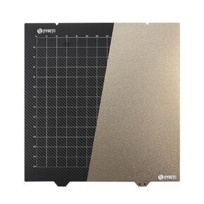 FYSETC 3D Printer Accessories - 310 X 320mm Printing Plate - K1 Max Print Bed: Coating Textured PEI with Smooth PET CF Surface Flexible Metal Sheet for Filament PLA PETG ABS ASA CR-10S Pro Platform