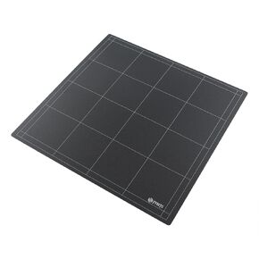 FYSETC 3D Printer PC Sticker Sheet 420x420mm Build Plate Platform: Ultra Flexible Frosted Heated Bed Cover Back with Adhesive Easy Install for 3D Printing Material PLA ABS PETG TPU Filament 1.75