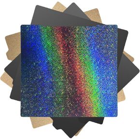 منصات الطابعة ثلاثية الأبعاد Imdinnogo MK3S MK3S+ MK52 أحدث ملحقات الترقية: طلاء PEI بنسيج 253.8 × 241 مم - صفيحة فولاذية زنبركية خاصة ملونة ولامعة من فيلم PEY لـ Prussa i3 MK2.5S MK3 BCZAMD in Kuwait