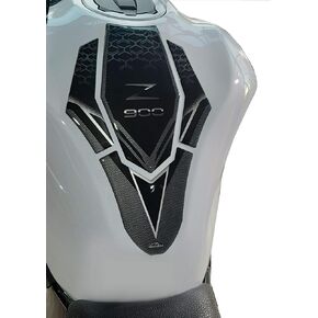 Resin Bike Motorcycle 3D Stickers Compatible with Kawasaki Z900 2021. Tank Protector Protection from Bumps and Scratches. 3D Resin Coated Stickers - Made in Italy