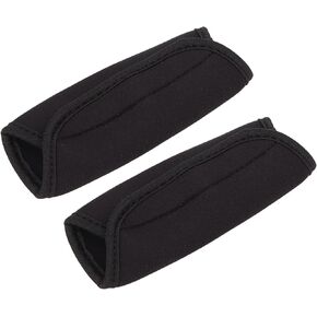 Replacement Stroller Handle Cover, Stroller Buffed Grips 2Pcs with Hook and Loop Fastener for Travel