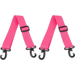 PATIKIL 70cmx3.8cm Roller Skate Leash, 2 Pack Adjustable Ski Boots Carrier Strap for Roller Skates, Ski Boots, Ice Skates, Black