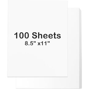 100 Sheets Cream Cardstock 8.5 x 11 Off White Card Stock,Ivory Cardstock Paper 66lb/180gsm Thick Card Stock Printer Paper for Invitations, Certificates DIY Crafts Cards Making