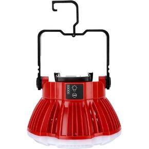2400LM LED Camping Lantern for Milwaukee m18 Battery, 24W LED Work Light for Car Repairing , Camping, Emergency and Hurricane, Hiking, Fishing (Battery not Included)