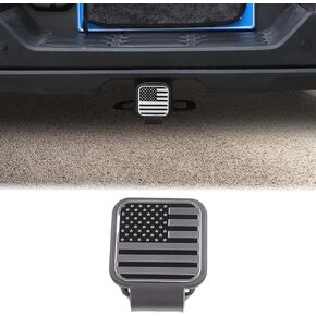 Aunginsy Trailer Hitch Cover Compatible with Toyota Tundra 2022 2023 2024 Pickup Trailer Hitch Cover Tube Plug Insert Rubber Tow Receiver Hitch Tube Cover Plug Cap Protection Exterior Accessories