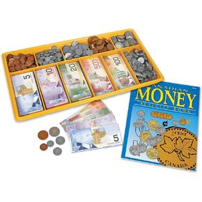 مجموعة أموال الفصول الدراسية الكندية من Learning Resources، لعب الأموال للأطفال، الصفوف K+ | للأعمار من 5 سنوات فما فوق