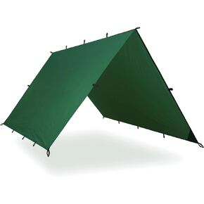AquaQuest Safari Camping Tarp - Lightweight Durable Rain Fly - Waterproof Camping Essentials for Hiking, Backpacking & Hammock, 10 x 7 ft, Boulder Camo