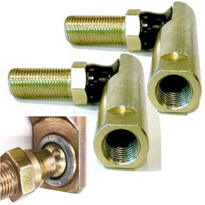 HD Switch 2 Pack Universal 1/2" -20 Thread RH Right Hand Ball Joint, Tie Rod End w/Super Tough Crimped Joint