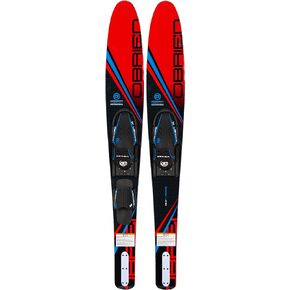 O'Brien Vortex Widebody Combo Waterskis, 65.5" Red