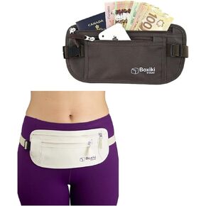 Ultimate RFID Travel Security Bundle - Hidden Money Belt and RFID Blocking Money Belt for Men and Women - Secure Waist Bags for Passport, Cash, and Personal Items.