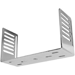 WORKMAN DXX-C ( Chrome ) CB RADIO MOUNTING BRACKET 8 1/4" WIDE & 4 1/2" DEEP