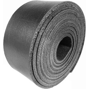 Leather Strap Black 1/2" Inch to 4" Wide, 60-70 Inches Long by Sepici (Heavy Weight) (3/4")