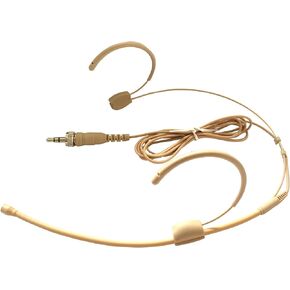Microdot 4015 Headset Head Worn Microphone for Sennheiser Wireless 3.5mm Screw Locking Plug Omni-Directional PRO Mic