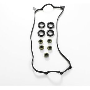 Engine Valve Cover Gasket Set Replace 12030-P2A-A01 12030-P2A-000 VS50499R VS50500R Compatible with 97-2000 ACURA EL 1.6L,92-2000 CIVIC 1.5L 1.6L 93-1997 CIVIC DEL SOL 1.6L