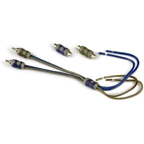 Kicker 46KISL K-Series Interconnect, Speaker Wire to RCA Adapter