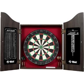 Rally and Roar Dartboard Cabinet, Small, Brown