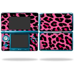 MightySkins Skin Compatible with Nintendo 3DS wrap Sticker Skins Pink Leopard