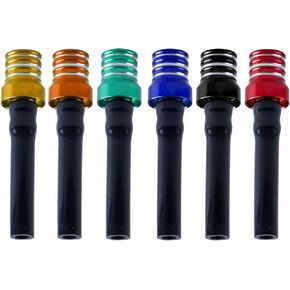 MWMNUN Breather Hose Gas Fuel Tank Cap Vent Hose Tube CNC Universal Compatible with ATV Quad CRF YZF RMZ KLX DRZ Pit Dirt Bike Motorcycle Aluminum Fuel 6pcs