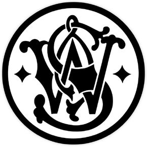 SW Smith and WESSON sticker decal 4" x 4"