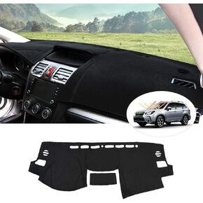 Cartist Dashboard Cover Mat for Subaru Forester 2014 2015 2016 2017 2018 Accessories Dash Cover Flannel Dash Mat Sunshade Glare UV Rays Protector