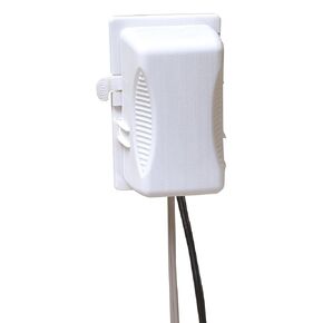 KidCo Outlet Plug Cover S211, White, Baby Safety Electrical Outlet Cover Box Childproof Large Plug Cover for Babyproofing Outlets Easy to Install & Use